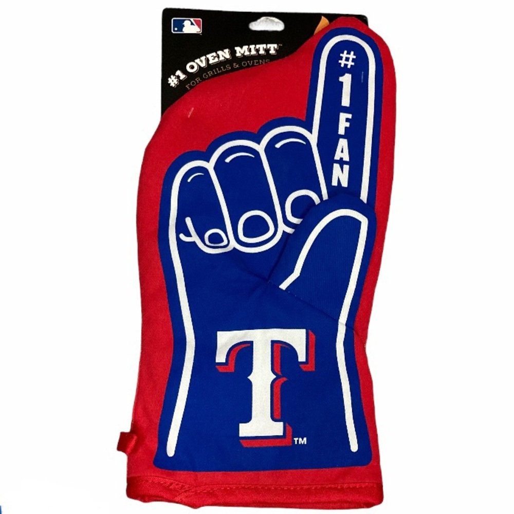 Officially Licensed MLB #1 Texas Rangers Oven Mitt